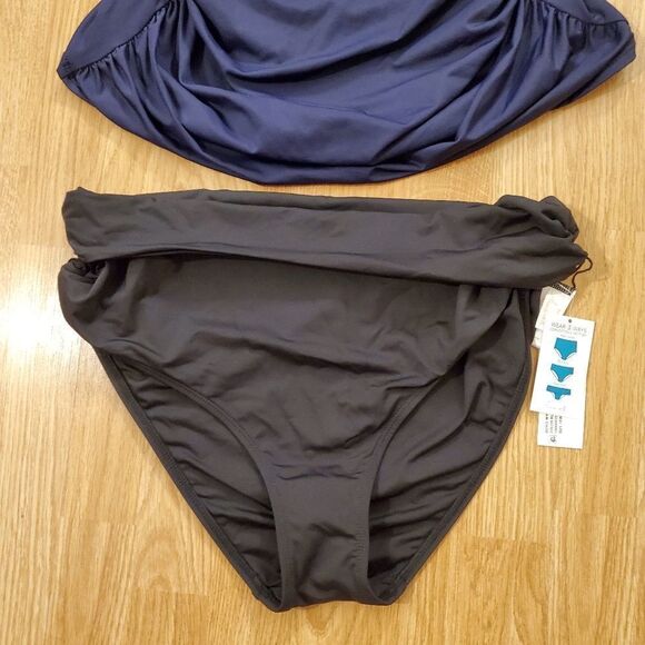 Anne Cole Plus Size Underwire Tankini Set size 18W - Picture 8 of 14